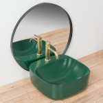 Накладной умывальник Rea Luiza 42 L.Green Matt